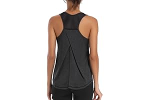 Dawnrole Top da Palestra per Donne Camicie Yoga Fitness Senza Maniche Racerback Top Sportivo per Donne
