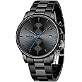 NIBOSI Men's Watch Analog Quartz Black Dial Wrist Watch for Men Business Waterproof Military Stainless Steel Gold Dress Watch Auto Date