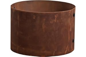 ‎ESTEXO ESTEXO Pflanzring Hochbeet Rost Edelrost Pflanzgefäß Pflanzkübel Metallring Kräuterbeet Stahlring Stahl Ring (40 cm)