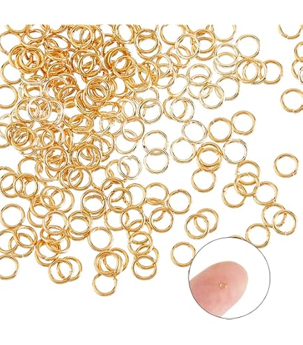 Anneaux En Argent Pour Bijoux My-Bead 20 Pièces Anneaux Double De Saut Diamètre 5mm Anneau De Jonction Argent 925