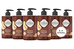 Imperial Leather Indulgent Hand Wash, Oud & Frankincense, Antibacterial, Signature Oil Blend, Gentle Skin Care, Bulk Buy, Pack of 6 x 500ml