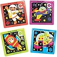 Baker Ross AX211 Solar System Sliding Puzzles - Pack of 6, For Kids Party Bags and Small Toys for Children