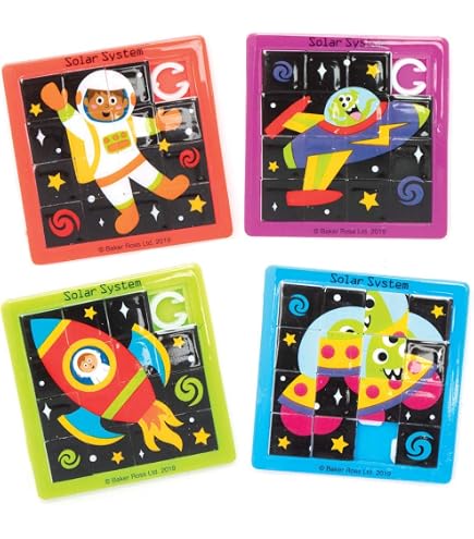 Puzzle Glissant Amscan - Jeu Casse-tête Portable - Accessoire Fête, Anniversaire - Design Attractif