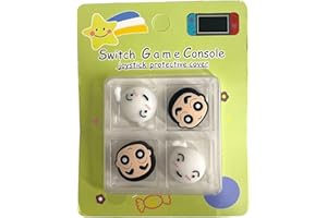 Prysm Gaming Shin Chan & Chiro Dog Lot de 4 capuchons en caoutchouc compatibles avec Switch Joy-Con OLED Switch Joycon et Switch Lite