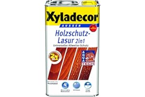 Xyladecor Holzschutzlasur 2in1 Aussen, 5 Liter, Farbton Nussbaum