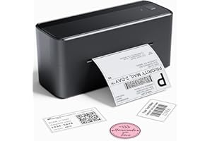 ‎PHOMEMO Phomemo Etikettendrucker, DHL Thermodrucker USB - Keine Bluetooth-Funktion, Kompatibel mit Mac/PC - Ideal für Versandetiketten und Barcodes auf Amazon, Etsy, Shopify, Royal Mail, DHL, FedEx, PM241-USB