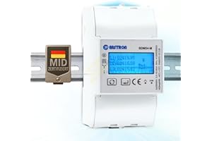 ‎EASTRON Eastron SDM54-M MID-zertifiziertes dreiphasiges 100-A-Direktanschluss-DIN-Schienen-RS485-Modbus-MID-Messgerät für EV-Ladegeräte und Solarsysteme