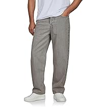 JACK & JONES Herren Jeans Loose Fit - 100% Baumwolle, Hohe Taille, Stonewash