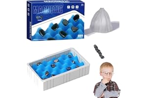 Hanwin® Kluster Magnetspiel, Magnet Spiel, Magnetisches Schachspiel, Magnetic Spiel, Schachbrett Magnetisch (Sponge)