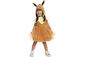 DISGUISE 192995112308 EEVEE TUTU TODDLER DRESS Pokemon akcesoria, brązowy, jeden rozmiar