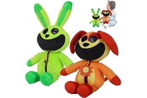 YISKY Smiling Critters Peluche, 2 Piezas Juguetes de Peluche The Smiling Critters, Cute Smiling Critters Peluche, Smiling Critters Series Figura Peluche, Smiling Critters Plush Toy para Niñas y Niños (M4)