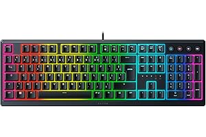 Razer Ornata V3 - Clavier Gamer à Profil Bas (Switches Méca-Membrane, Repose-Poignet Ergonomique, RGB Chroma, Touches en ABS Vernies aux UV) Clavier AZERTY | Noir