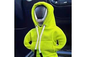 Tebinzi Sweat à capuche pour levier vitesse pour voiture | Housse créative pour levier vitesse | Mignon protecteur levier vitesse | Housse universelle pour, Vert