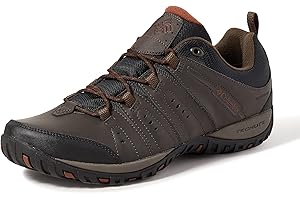 Columbia Woodburn 2 Waterproof, Wodoodporny, Buty Trekkingowe Męskie, Brązowy, Cordovan x Cinnamon, 40.5 EU