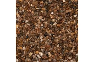 SUREGREEN Pea Gravel Shingle 10mm – 20kg Bag of Garden Stones, Decorative Aggregates for Paths, Borders, Driveways, Ponds, Landscaping, Rockeries & Outdoor Drainage
