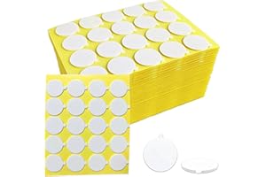 IUFDGHN Candle Wick Stickers, Heat Resistant Double Sided Stickers with Small "Tails", Stable Hot Wax Stickers Adhesive in Candle Making (240)