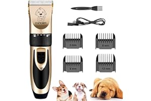 Eyeleaf Tondeuse pour chiens, tondeuse électrique à faible bruit, pour chats, chiens et animaux à poils longs et épais