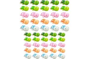 AeroGlo 50 Pcs Turtle Figure Sea Turtle Figurines Realistic Luminous Resin Tiny Turtle Glow In The Dark for DIY Home Fairy Garden Office Fish Tank Birthday Party Favor Decorations