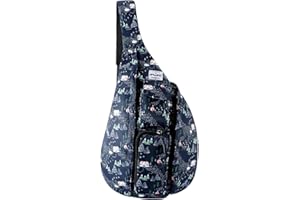 HAWEE Sport Sac de Poitrine Voyage Sling Sac à Bandoulière Crossbody Sac à Dos de Multifonction Casual for Hommes Femmes Adolescentes Travail Etude Escalade Randonnée Courir, Twilight Forest, L
