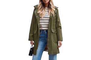 SaphiRose PONCHO Regenjacke Damen Wasserdicht Übergangsjacke Lang mit Atmungsaktiv Futter Regenmantel Windbreaker Softshelljacke Kapuze Leicht für Frühling Sommer und Herbst