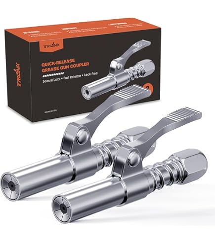 Lube Pro Plus Accoppiatore for grasso ad alta pressione, Prolunghe universali for raccordi for grasso, Accoppiatore for pistola for grasso for impieghi gravosi Attacco rapido e adattatore for punta fo