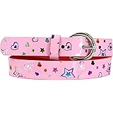EANAGO vegan belt >GLITTER FAIRY< for children - glittering children's belt - glitter belt - modern belt for girls from approx. 6-15 years