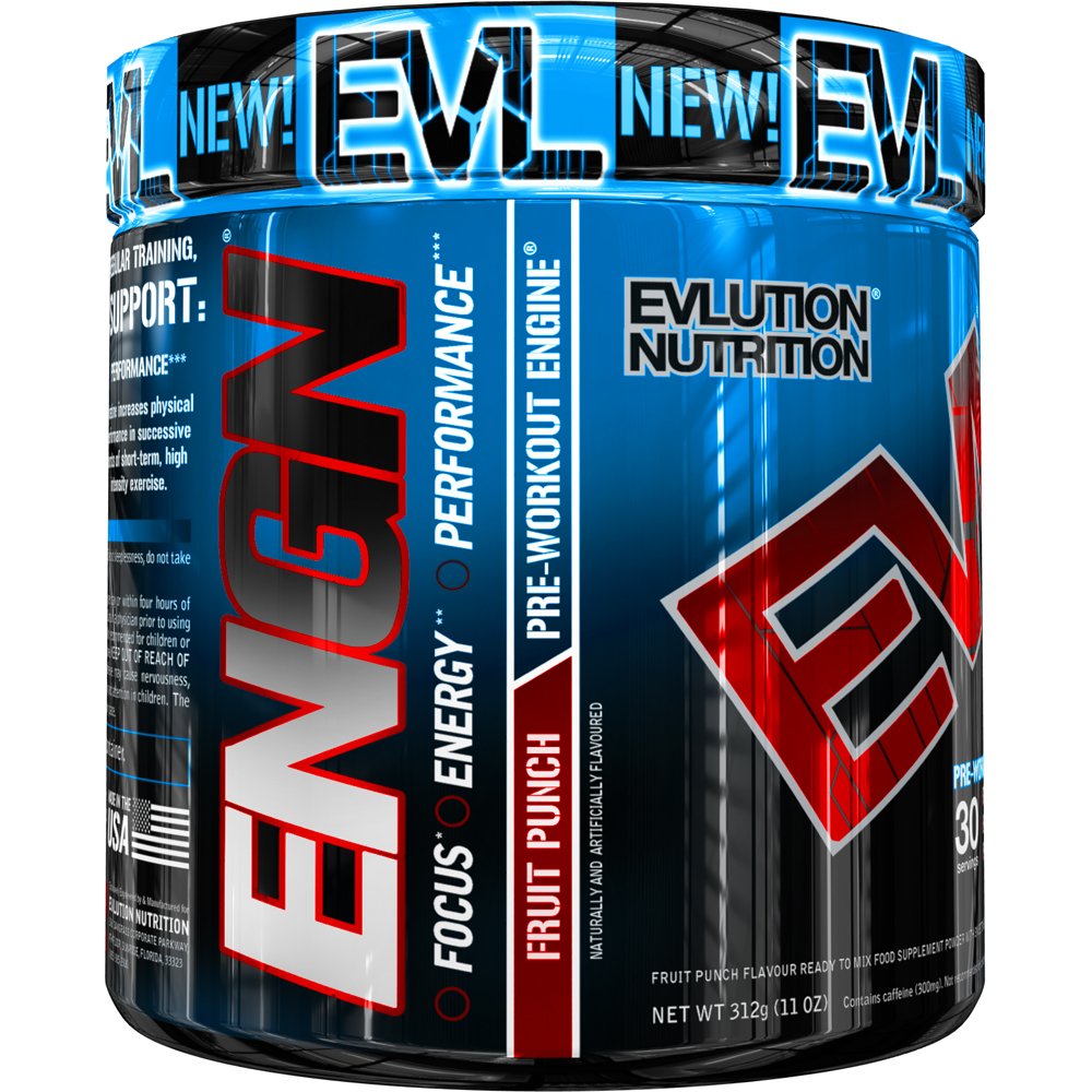 Evlution Nutrition ENGN, Ernährungsergänzung Vor Dem Training, 30 Portionen, Früchtepunsch