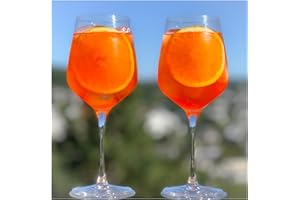 Topkapi Aperol Spritz Lot de 6 verres à cocktail professionnels pour apérol, Lillet, Hugo, Amalfi, cocktails, taille XL