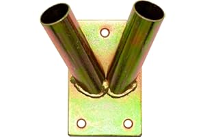 Doja Barcelona | Base supporto | Porta bandiera balcone 2 fori | Staffa porta bandiera esterno