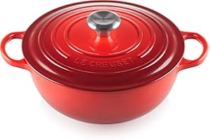 Le Creuset Marmita de hierro fundido, diámetro 26 cm, 4, 1 L, Cereza, 21114260600430