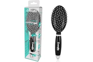 Casalfe Cepillo Comfort Gel Con Gel Relajante Que Se Adapta A Tu Mano - Fácil Y Cómodo De Agarrar. Anti Estrés., Cranberry