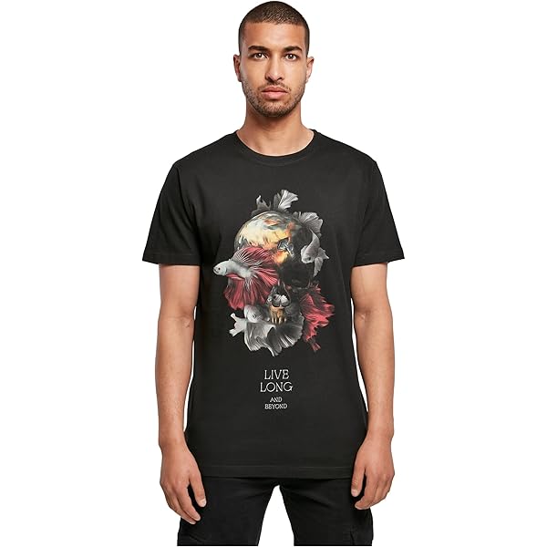 T-shirt Homme Mister Tee Ice Cube Kill At Will - Imprimé Tendance, Coton Confortable, Coupe Décontractée