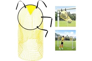 YOUNLEN Football Target Net Top Bins, Football Targets Net, Football Goal Foldable, Football Goals Target Nets Goal Net, Football Training Equipment Target Practice Nets(Yellow)
