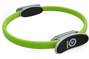 ZEN POWER Anello da Pilates ZenPower/Anello Yoga - Strumento per Training per Un Training di Forza e di Resistenza Efficace, Cerchio con Diametro di 38cm Colore Nero