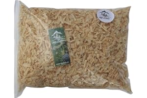 myZirbe Trucioli singoli agili da 12 litri riempimento del cuscino di pino realizzato in alli alti 100% Pirus Wood per ricaricare