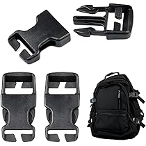 TASMANIAN TIGER 2 Pz Fibbia Di Ricambio Per Zaino Valigia TT SR50 Nuove - Foto 4