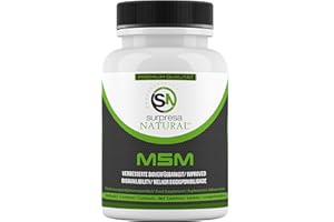 ‎SURPRESA NATURAL Surpresa Natural® - MSM Tabletten hochdosiert | 2000mg natürliches MSM Pulver pro Tagesdosis | 365 organische Schwefel-Tabletten für 6 Monate Vorrat | laborgeprüft & vegan | Made in Germany