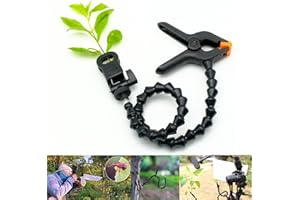 ZTIANFOTO Guage Single Macro Arm Makroklemme 60 cm mit 360° drehbarem, verstellbarem Clip für Insekten, Blumen und Hintergründe(Single-Tube Type