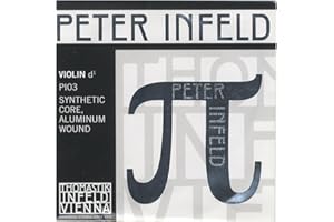 THOMASTIK-INFELD Thomastik Cuerda para violín 4/4 Peter Infeld - cuerda Re núcleo sintético, entorchado aluminio, medio