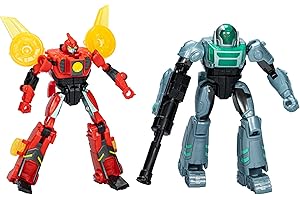 Transformers EarthSpark, Cyber-Combiner, Action Figure Robot di Twitch terrestre e Robby Malto