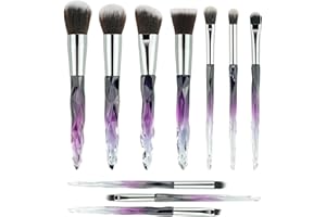 DAXSTAR Make Up Pinselset,Diamant Kosmetikpinsel 10 tlgs PPremium Synthetic Contouring Blender Bronzer Concealers Erröten Kosmetik Kit