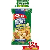 Paşa Kavrulmuş Tuzlu Karışık Kuruyemiş, 40 gr x 12 Adet, 480 gr Toplam, Fındık Badem Kaju