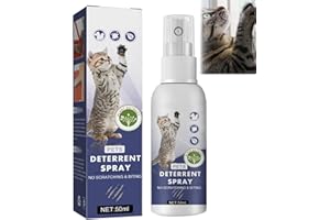 LDREAMAM Anti Scratch Spray For Furniture,Cat Scratching Training Spray,Cat Repellent Spray,Pet Repellent Spray,Pet Pee Repellent,Stop Cats Scratching Furniture,Stop Spray for Cats and Dogs(50ml)