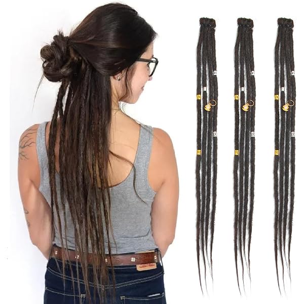 Federn Bunt 6 Stück Federn Haarextensions, Kopfschmuck Haarverlängerung Kriegerin Kostüm