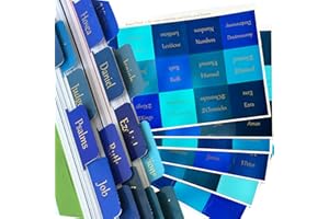 GUYOMM Bible Tabs, 90 Tabs Laminated Bible Tabs for Women&Men,Bible Index Tabs Bible Stickers for Old and New Testament Study, Bible Labels Tabs for Christian Gift