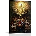 NgAnoh The Triumph of Christianity Over Paganism by Gustave Dore Canvas Printed Poster Art Print Wall Photo Paint Hanging Picture Family Bedroom Decor Gift 20x30inch(50x75cm)