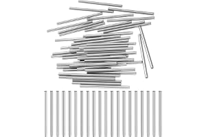 QUARKZMAN Cylinderpennor rostfria 3 x 50 mm spännstift, silverton 50 stycken