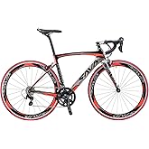SAVADECK Rennrad Carbon, Warwind5.0 Rennrad Herren 700c Carbon Rahmen,Gabel und Sattelstütze mit Shimano 105 R7000 22 Gänge F