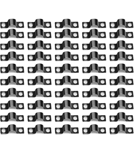 QUARKZMAN 100 Kabelschellen 6mm - U-Rohrschellen Aus Verzinktem Stahl