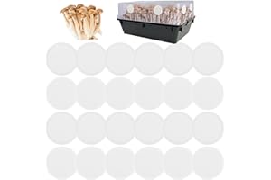 Missmisq Monotub Filter Scheiben - Monotub Filter Für Pilzzucht – Für Einsteiger, Fortgeschrittene & Profis | Vielseitiges Effizientes Pilzzubehör Für Enthusiasten Und Profis